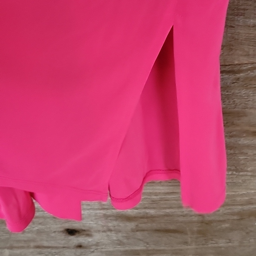 Natori Size Small Hot Pink Enchanted Wrap with Lace NWT - Picture 6 of 8